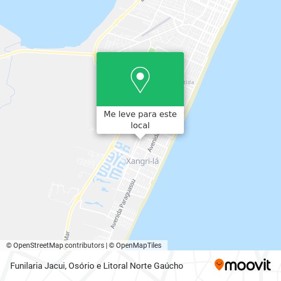 Funilaria Jacui mapa