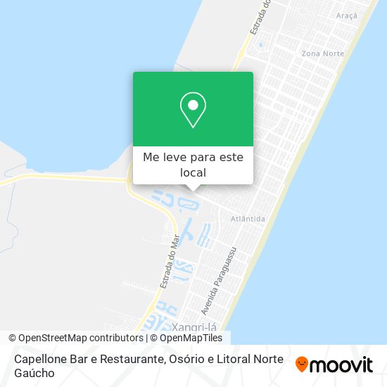 Capellone Bar e Restaurante mapa