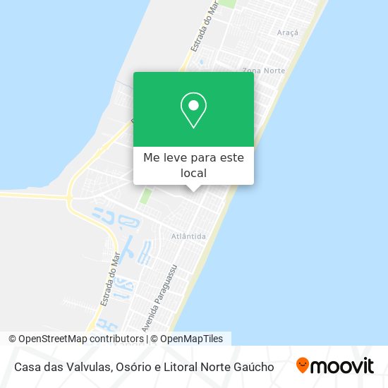 Casa das Valvulas mapa