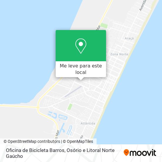Oficina de Bicicleta Barros mapa