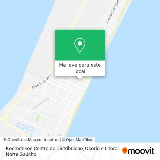 Kosmetikos Centro de Distribuicao mapa
