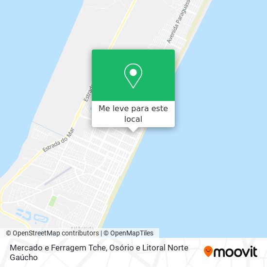 Mercado e Ferragem Tche mapa