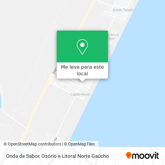 Onda de Sabor mapa
