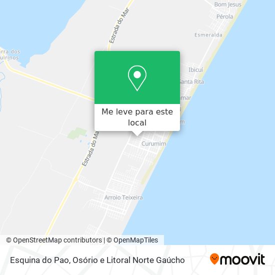 Esquina do Pao mapa