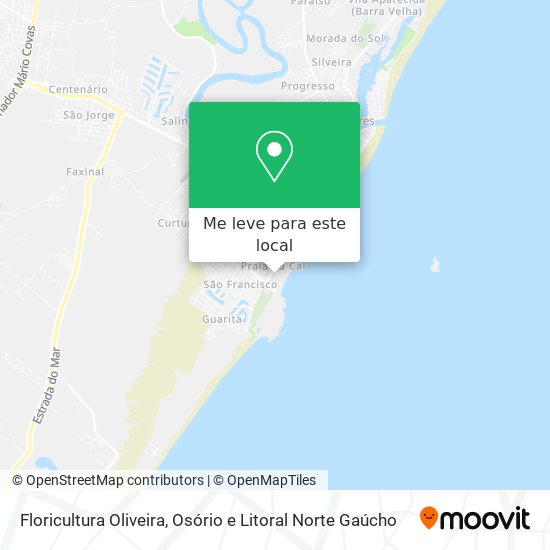 Floricultura Oliveira mapa