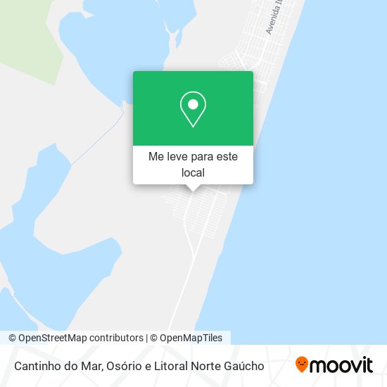 Cantinho do Mar mapa