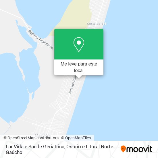 Lar Vida e Saude Geriatrica mapa