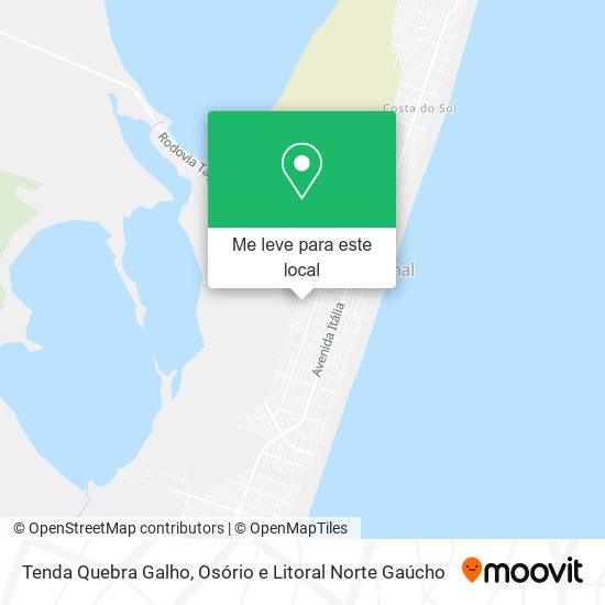 Tenda Quebra Galho mapa