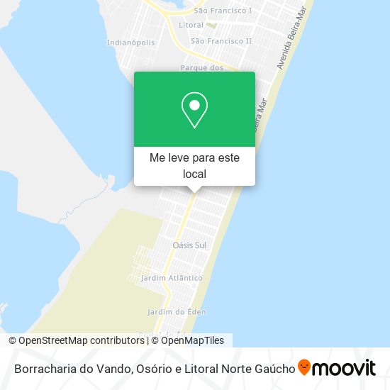 Borracharia do Vando mapa