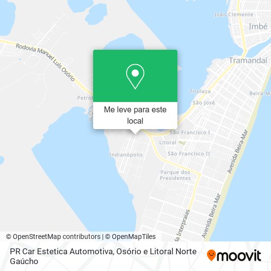 PR Car Estetica Automotiva mapa