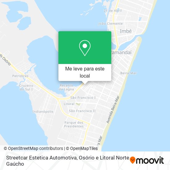 Streetcar Estetica Automotiva mapa