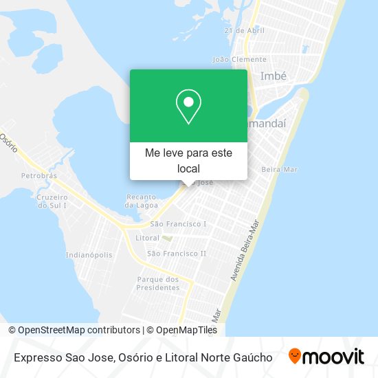 Expresso Sao Jose mapa