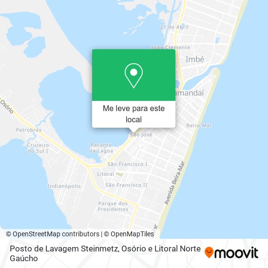Posto de Lavagem Steinmetz mapa