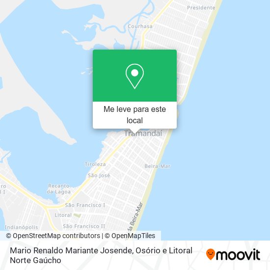 Mario Renaldo Mariante Josende mapa