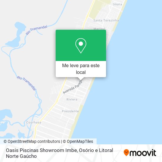 Oasis Piscinas Showroom Imbe mapa