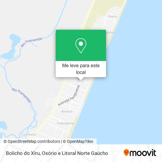 Bolicho do Xiru mapa