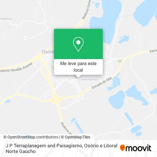J P Terraplanagem and Paisagismo mapa