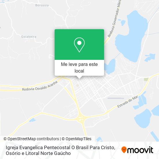 Igreja Evangelica Pentecostal O Brasil Para Cristo mapa