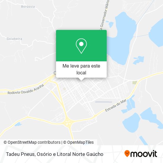 Tadeu Pneus mapa