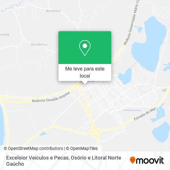 Excelsior Veiculos e Pecas mapa