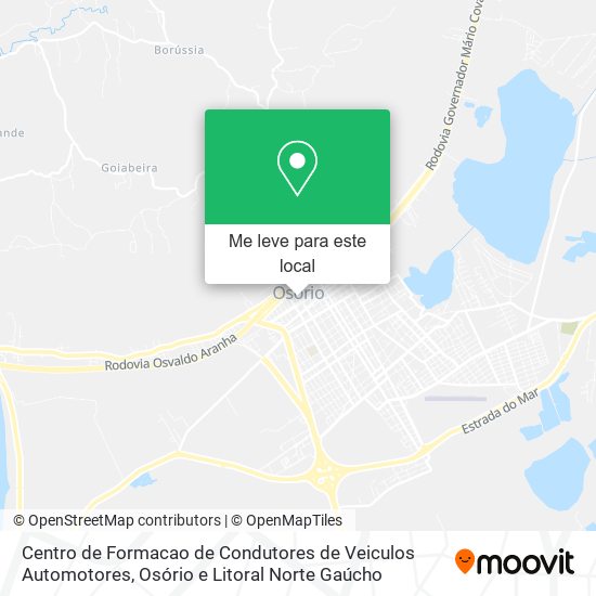 Centro de Formacao de Condutores de Veiculos Automotores mapa