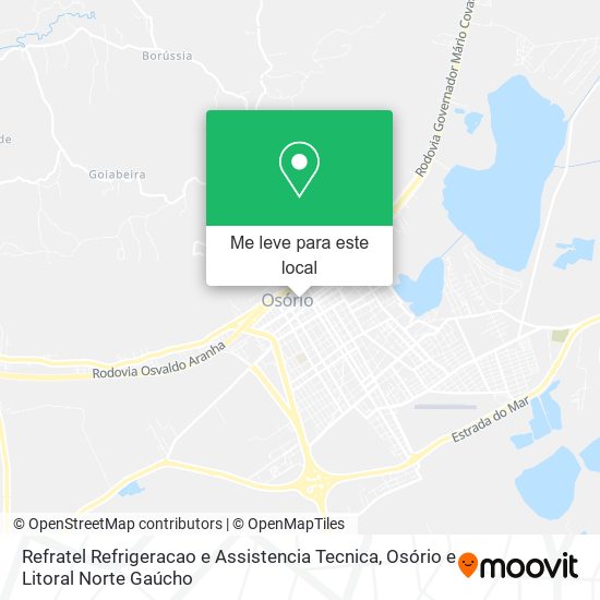 Refratel Refrigeracao e Assistencia Tecnica mapa