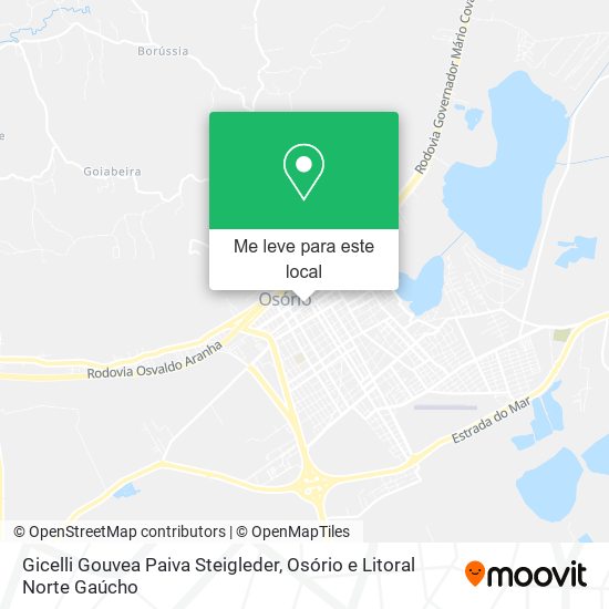 Gicelli Gouvea Paiva Steigleder mapa