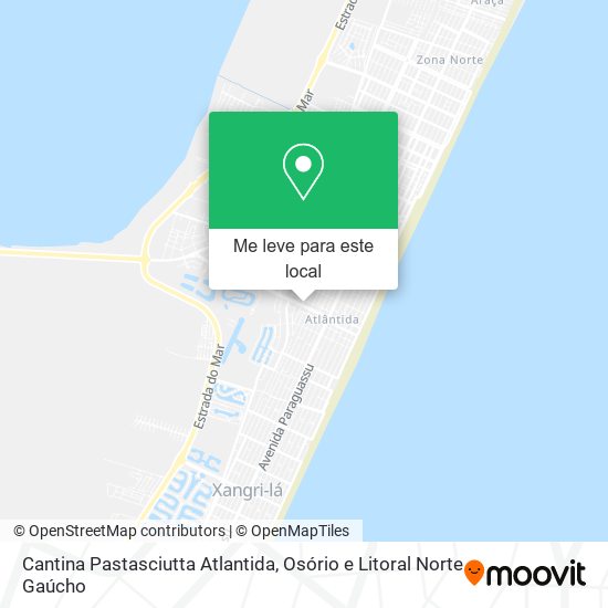 Cantina Pastasciutta Atlantida mapa