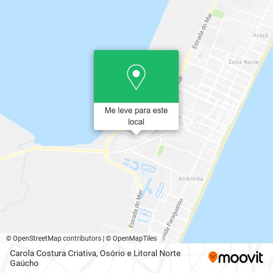 Carola Costura Criativa mapa