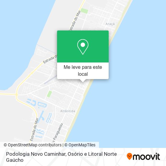 Podologia Novo Caminhar mapa