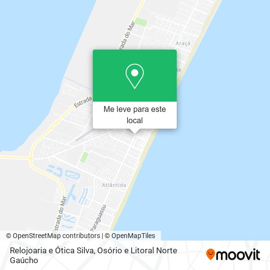 Relojoaria e Ótica Silva mapa