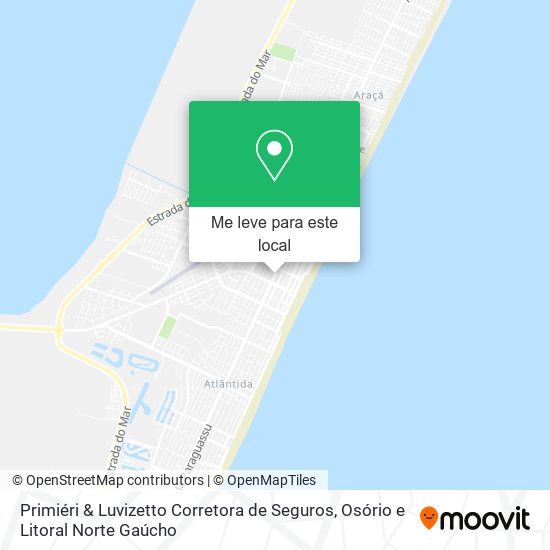 Primiéri & Luvizetto Corretora de Seguros mapa