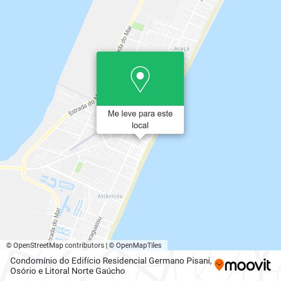 Condomínio do Edifício Residencial Germano Pisani mapa