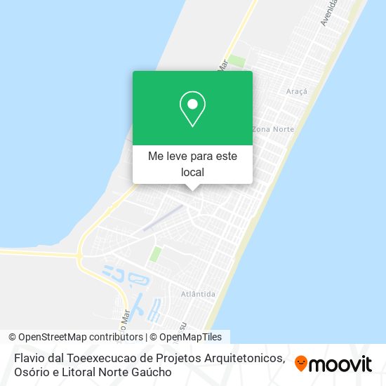 Flavio dal Toeexecucao de Projetos Arquitetonicos mapa