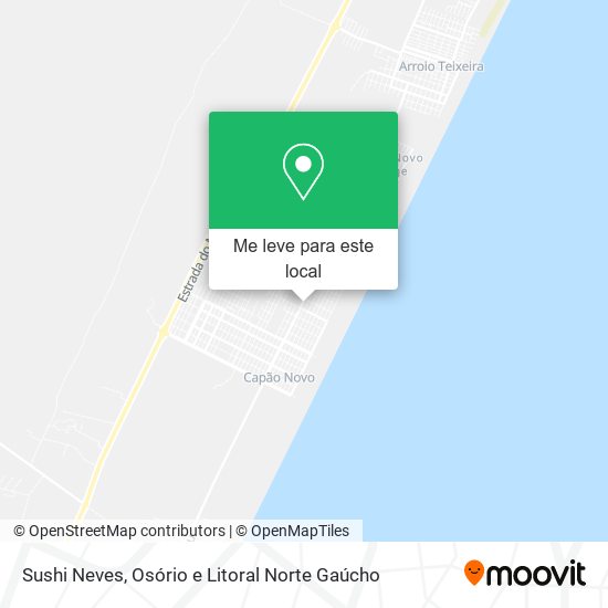 Sushi Neves mapa