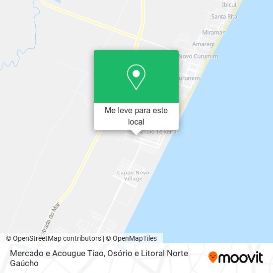 Mercado e Acougue Tiao mapa