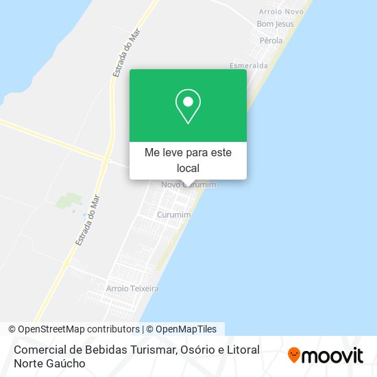 Comercial de Bebidas Turismar mapa