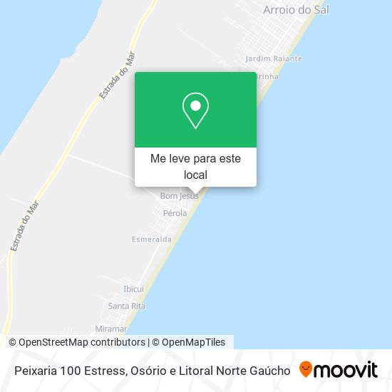 Peixaria 100 Estress mapa