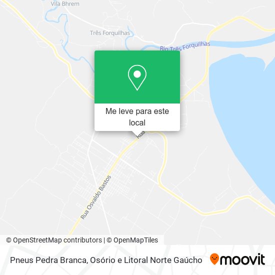 Pneus Pedra Branca mapa