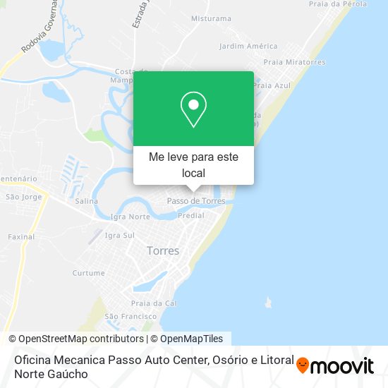 Oficina Mecanica Passo Auto Center mapa