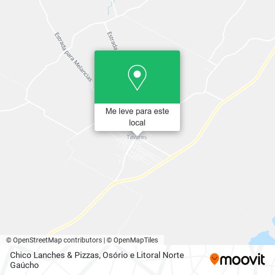 Chico Lanches & Pizzas mapa