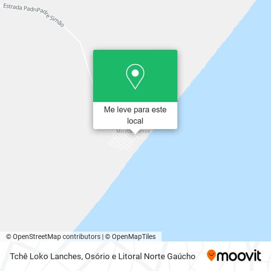 Tchê Loko Lanches mapa