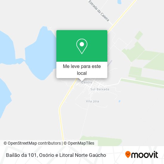 Bailão da 101 mapa