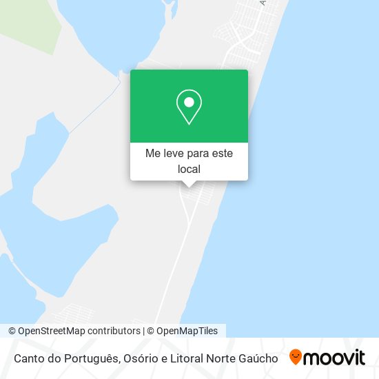 Canto do Português mapa