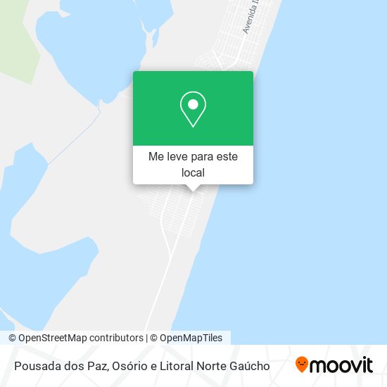 Pousada dos Paz mapa