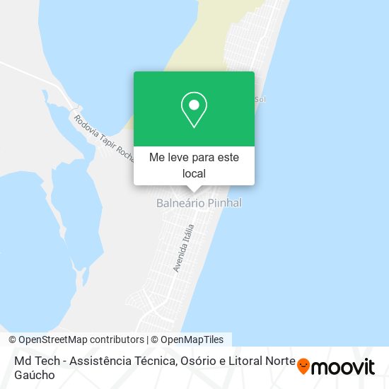 Md Tech - Assistência Técnica mapa