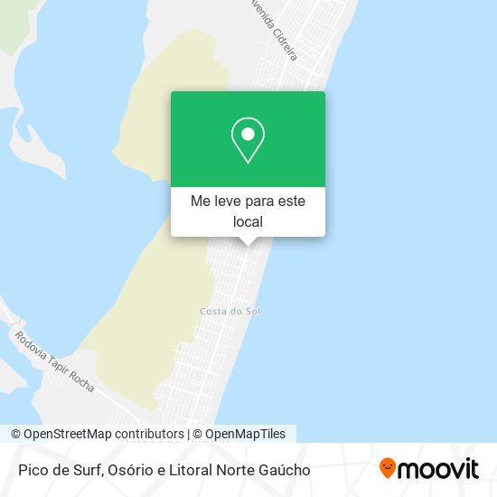 Pico de Surf mapa