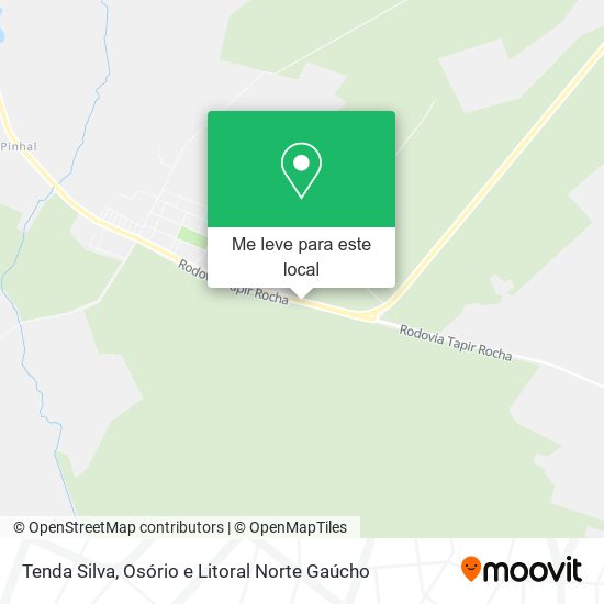 Tenda Silva mapa