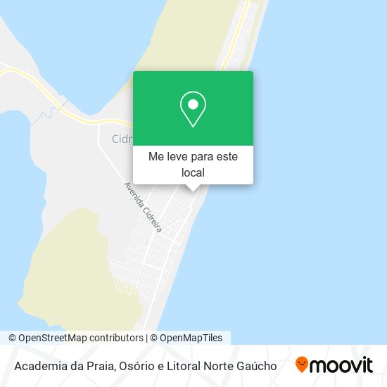 Academia da Praia mapa