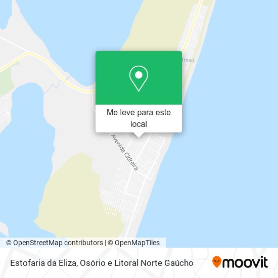 Estofaria da Eliza mapa